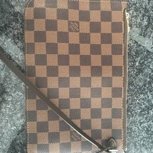 LV Neverfull pouch Damier Ebene- NEVER used